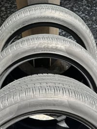 3 تايرات بيرلي نقشة زيرو القياس 235-45-18 بدون ركعه بدون فتيله بدون جغ...