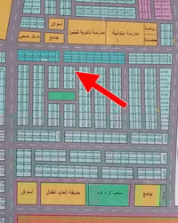 توفر لدينا قطعة أرض بالتوزيع القديم المساحة(300م)  موقع ركن  للاستفسار...