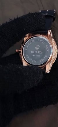 Rolex Double Time ⭐ روليكس  - دبل تايم  - وجة و ظهر حفر  - شي كلش مرتب...
