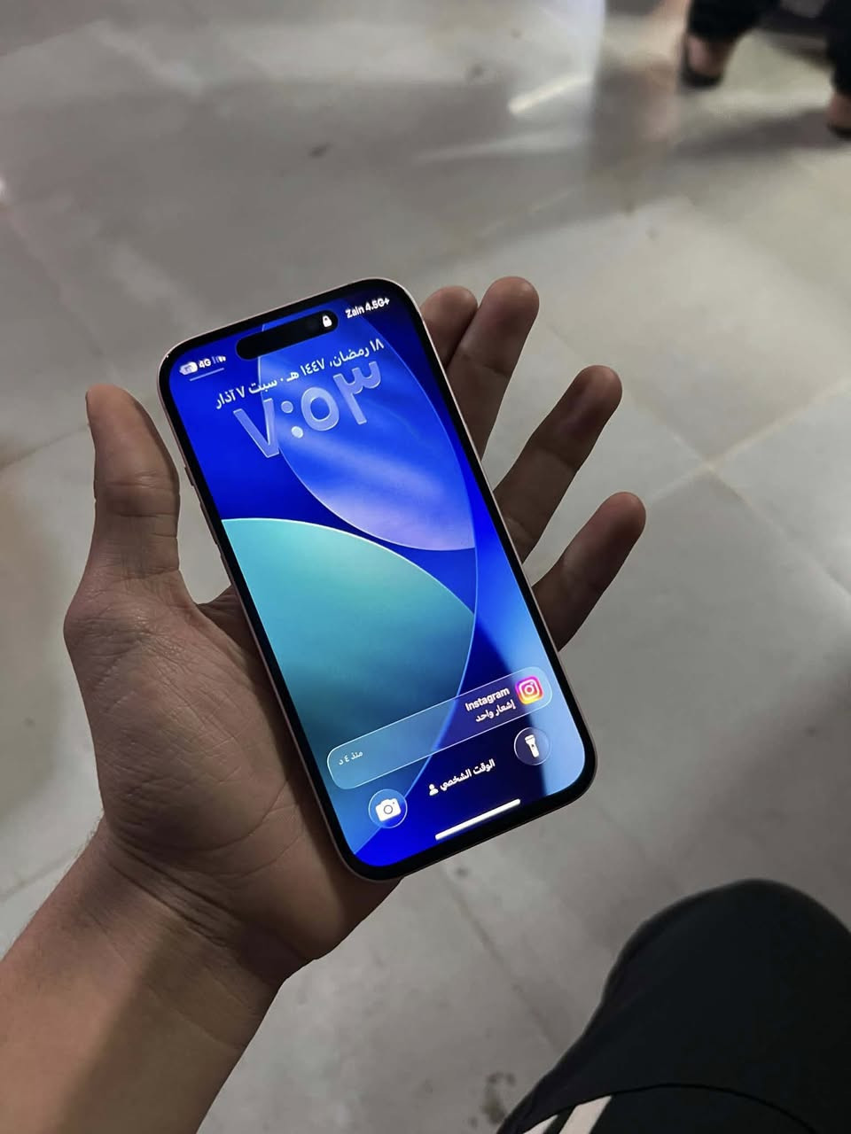 السلام عليكم ورحمة الله وبركاته آيفون ١٥ كامرتين مبدل فقط شاشه اصلي وفيس ايدي شغال وبطاريه ٩٤ جهاز جديد بمعنه الكلمه ذاكره ١٢٨ شرق اوسط الشراي يدز طلب أوافق عليه 
 السعر ٦٠٠ وبي مجال قليل للشراي


**إذا كنت صاحب هذا الإعلان وتريد حذفه لأي سبب، رجاءا أرسل رسالة إلى الدعم الفني**