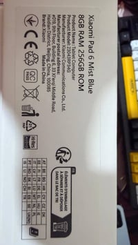 شاومي مستخدم نظيف جدا  الشاشة: 11 إنش LCD بدقة 2880×1800 ومعدل تحديث 1...