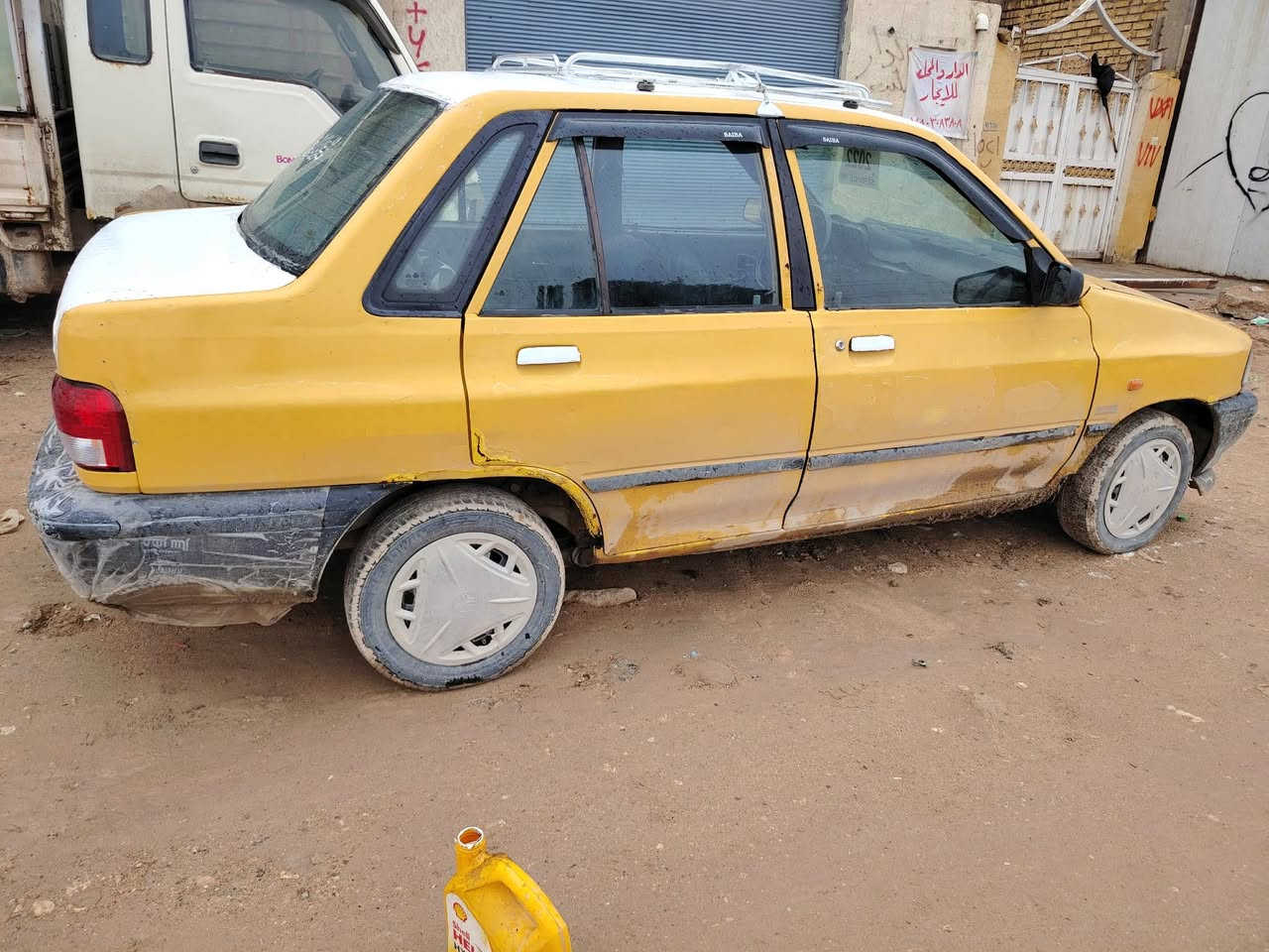 سايبه للبيع موديل 11 مصفره هيئه وغرامات كير. جديد حداديه جديده تخم تاير جديد كهربائيات كلهه شغاله السعر 18وبيهه مجال 
***********
