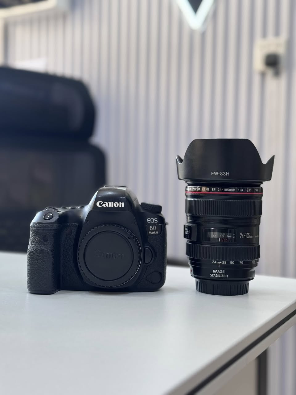 #daste_dw_مستعمل
——————————-
Canon Eos 6D mark II
Lens  24-105mm F4 IS USM
Clean 90%
Shutter 51K


**إذا كنت صاحب هذا الإعلان وتريد حذفه لأي سبب، رجاءا أرسل رسالة إلى الدعم الفني**