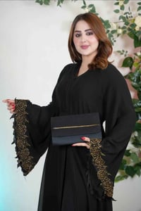 عباية أماراتية • شيفون أصلي • شغل يدوي