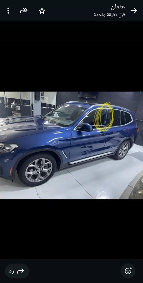 bmw 2023 x3
ماشية 51 الف كيلوا 

حادث جاملغ خلفي مع باب خلفي 
صبغ 3 قطع بابا امامي خلفي جاملغ خلفي 
بدون ايرباك بدون 
السعر 30 الف دولار 
رقم اربيل 

***********
