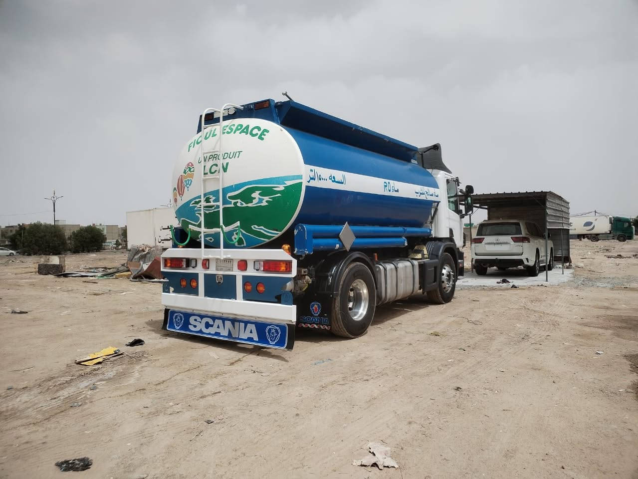 سكانيا الفينيه بصره للبيع جديده تانكي فافون الماني ٦ملم جديد ١٥ طن تخم تاير ويل كب محرك اوربي كير ٣×٣ جاهزه للخير مكان البصره اتصال فقط بدون مراسله ***********
