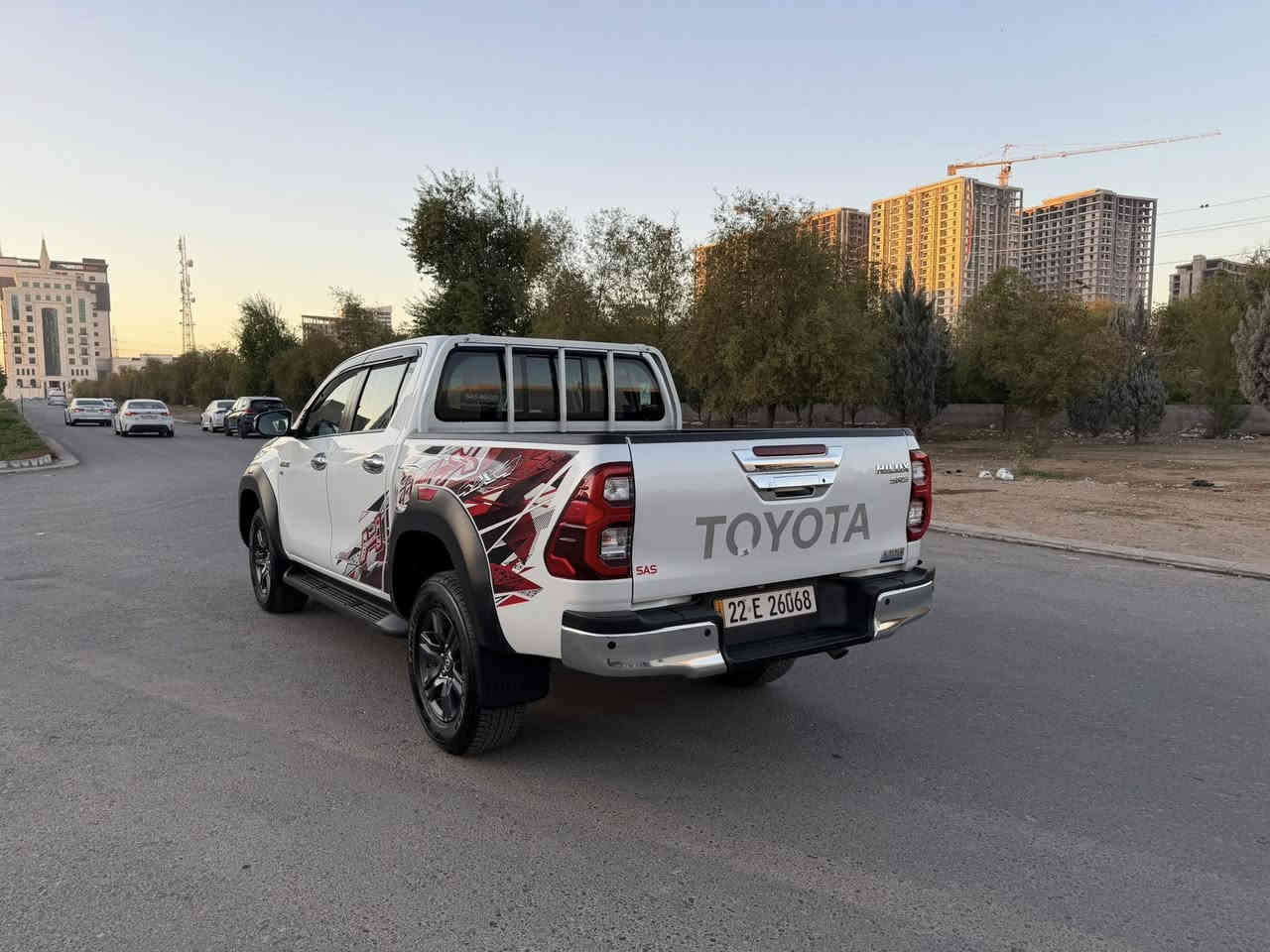 موديل 2023 +TRD شركة ساز ماشية 138 مكفولة بس بي دي ار شوية فوك لايت الخلفي
سعر 360 مكانها اربيل 

***********
