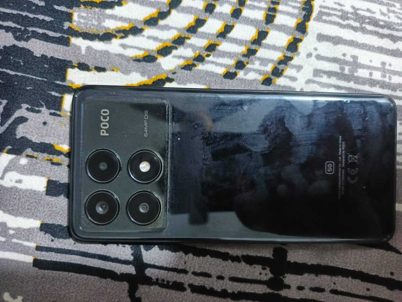 السلام عليكم
جهاز بوكوX6بور
جهاز نظيف ومكفول من كلشي 
يشغل بوبحي 120فريم
شاحنه 67W
السعر250قفل لين جهاز كلش نظيف الله شاهد
رقم تلفوني ***********
