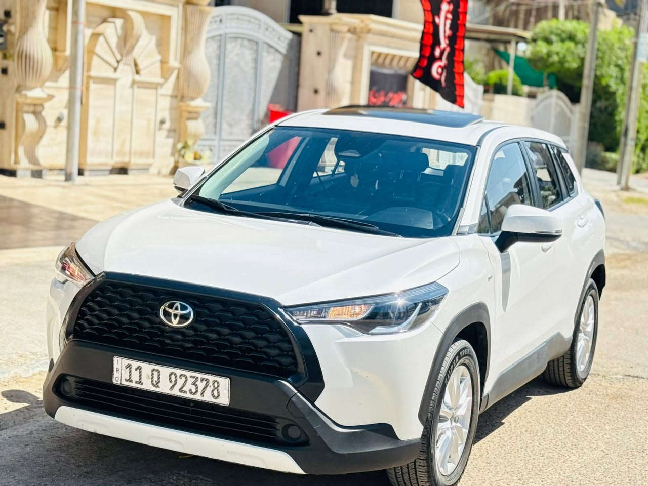 السلام عليكم للبيع كورلا كروس 2024
رقم بغداد بسمي هزه وفحص جديده 
خليجي بيها شخط بين الباب والجاملغ وراشه على كده الباقي مكفوله كفاله عامه 

معروضه 144 وبيها مجال 

رقم الهاتف ***********

مواصفات فول 1/1 
فتحه سقف 
تحكمات ستيرن 
حساسات امامي خلفي 
رادارات جوانب 
رادار امامي 
شاشه جبيره + كاربلاي 
تشغيل عن بعد 
دخول ذكي 
انضمه قياده سبورت ايكو 
تحديد مسار 
سايد بريك كهربائي 
هايبرد مكينه المرغوبه 2000
