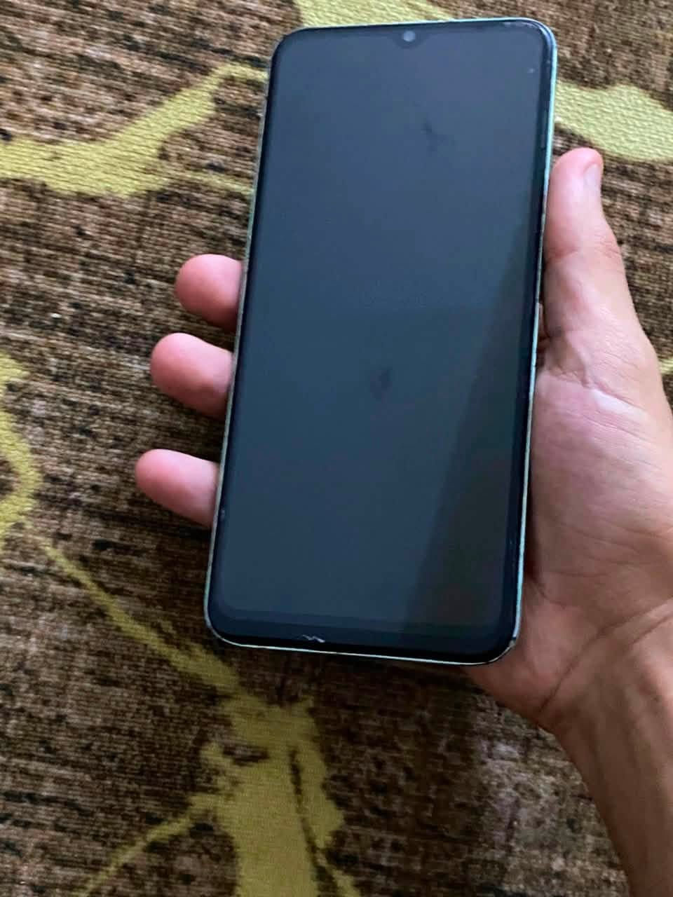السلام عليكم، عندي جهاز ريلمي للبيع، الجهاز شغال ومابيه أي مشكله
بصمه اصبع وبصمه وجه شغالات 
رايده 130 وبي مجال بسيط 
مكاني المحموديه مجمع القادسيه

موجود واتساب ***********
