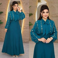 فستان شيفون • كلوش • مقاسات ٣٨-٤٨