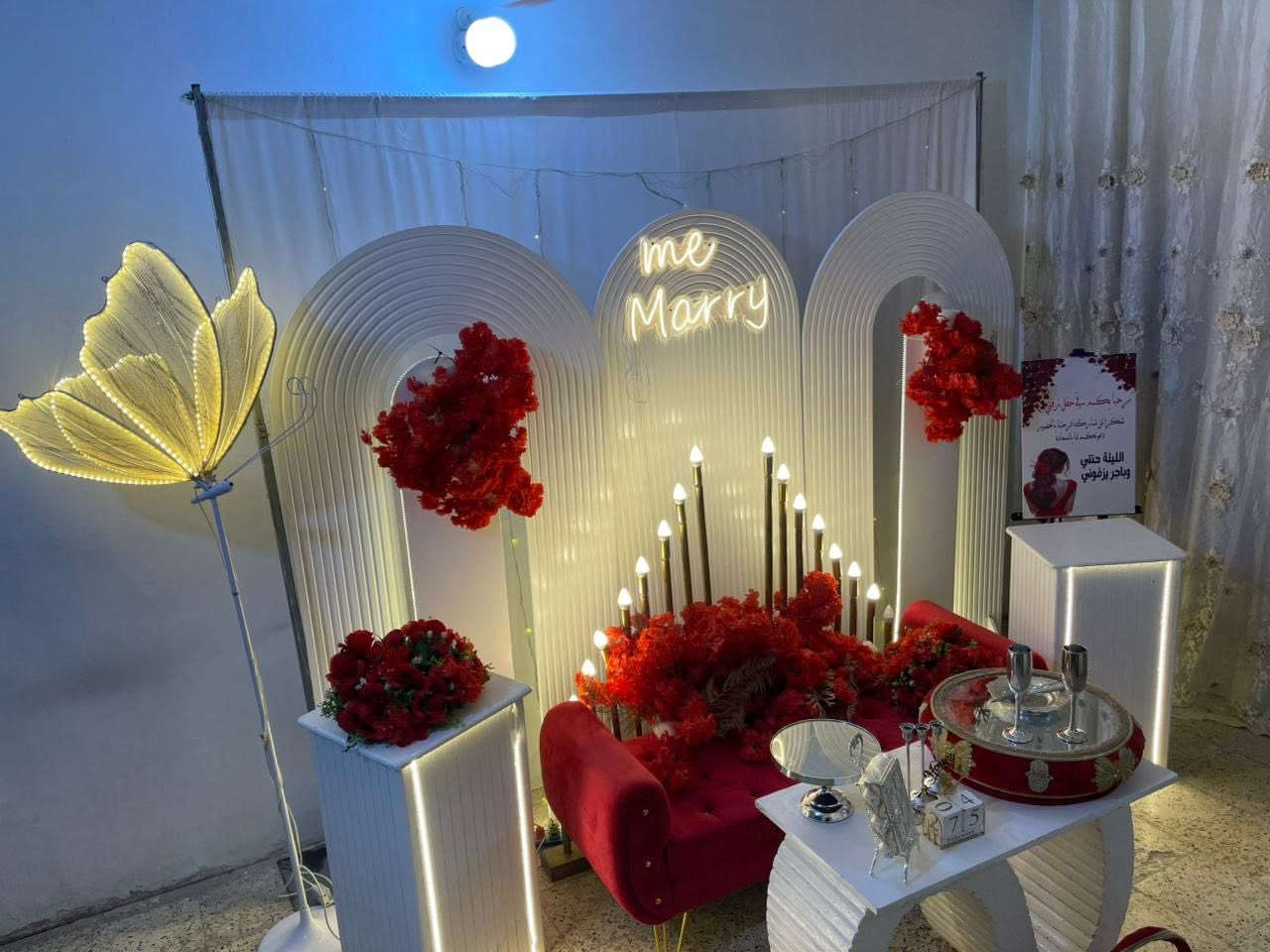 🥰أنـتـم تـعيـشــون الـفـرحـة ونـحـنُ نـُخـلدهـا لـكـم 🥰

👰🏻💍 كونوا ملوك في ليلة العمر مع 💃💃
💖💖 كوشات الخليج

 💜💜للأعراس والمناسبات🫵 
كادر متميز في مجال الاعراس و المناسبات 🌷
👰
👈العنوان تاجي سبع البور شارع 60 مقابل المستشفى الجديد 
⭕️للأستفسار على الارقام التالية ***********

إو التواصل خاص
