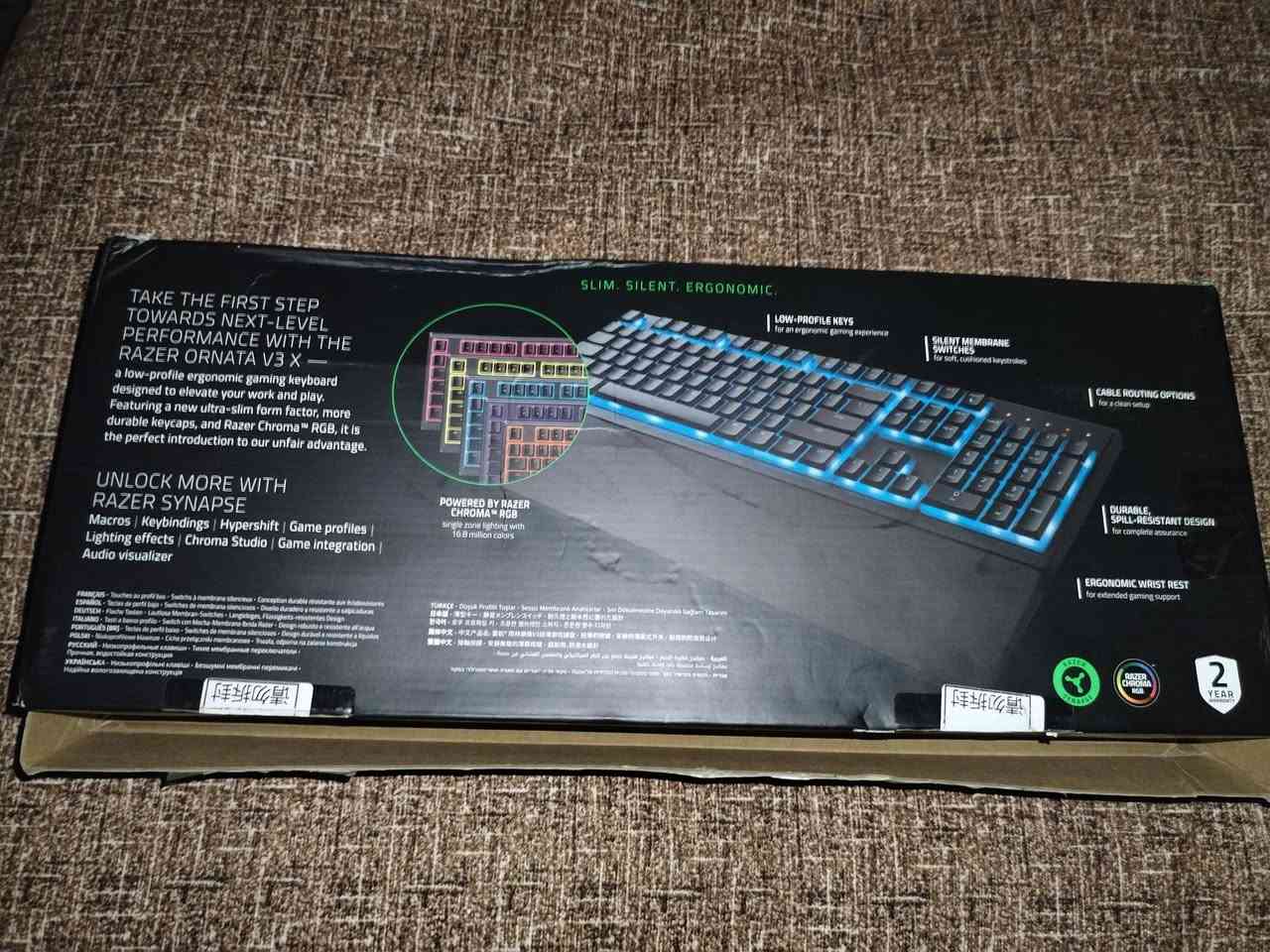 كيبورد  Razer Ornata V3 X جديد مع كامل ملحقاتة
السعر 50 الف
للحجز  على الخاص


**إذا كنت صاحب هذا الإعلان وتريد حذفه لأي سبب، رجاءا أرسل رسالة إلى الدعم الفني**