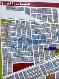 #مكتب_ابو_مسلم_الدراجي  سلام عليكم قطعة للبيع مربع الاف المفروز بلبناء...