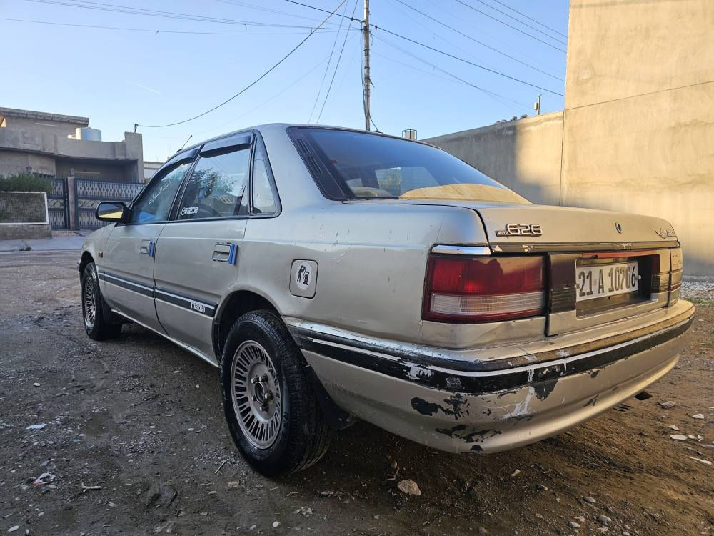 للبيع مازدا 626، محرك 8 و بخ، گیر عادي،محرك بدون نقص ولاتبخير بحاله جيدة. موديل 1991، رقم السليمانية دولي، سنوية جديدة لغاية 2027/6، فحص هزه لغاية 2026/2، باسمي مع كوبون بنزين. البدن غير مصبوغ،  الجاملغ الخلفي جهة السائق فيه ضربة.تخم صدر جديد.عنوان كركوك بنجاعلي.

0770 157 7573 كركوك, العراق

