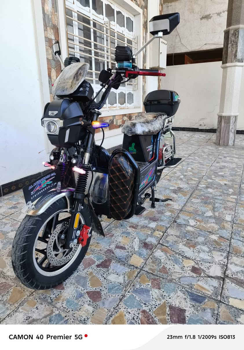 سلام عليكم دراجه جبلي الاخوين موديل 2025 مستخدمه شي قليل 6 بطاريات فول عل فحص مكانفلوجه بل شهداء السعر 700 وبيه مجال *********** بي واتساب
