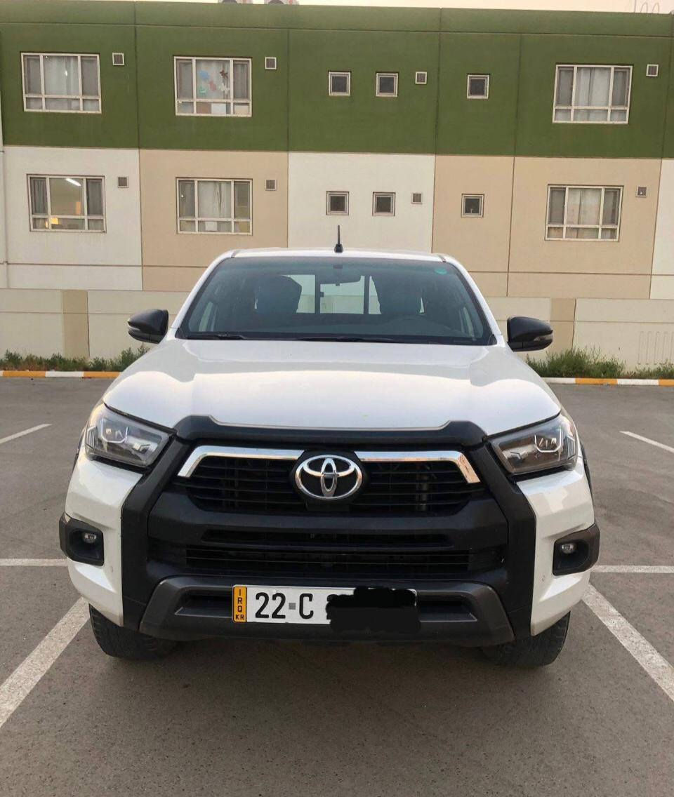 --  هايلوكس  اتفنجر   موديل   2021
--      أربيل     بريم     سيد نهرو    صدفي
--       6      سلندر     V6      4.0 
--      71   الف  كم   حقيقي   كفاله 
--      السعر      350  $     وبيه مجال     
--      مكاني   بغداد   بسمايه /  ***********
