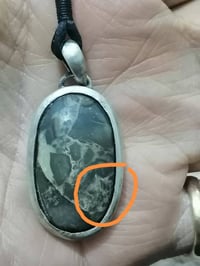 مدالية • فضة ٩٢٥ • حجر سلطاني