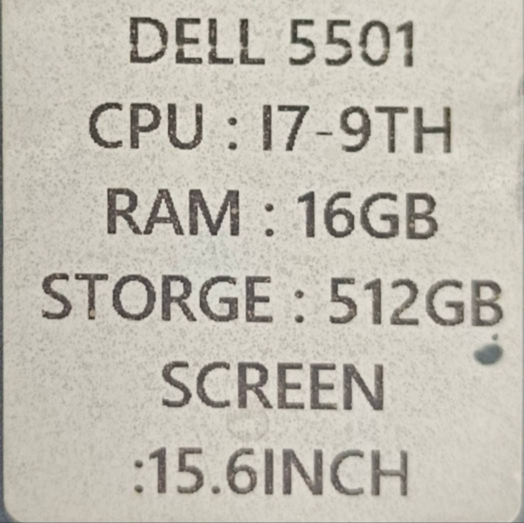 لابتوب DELL للبيع
الجيل التاسع Cor i7 

Ram 16GB

ذاكرة 512 

15,16 INCH

شاشة لمس 

وباقي الوصفات موجودة بالصورة 

للشاري فقط التواصل على الرقم 

***********
