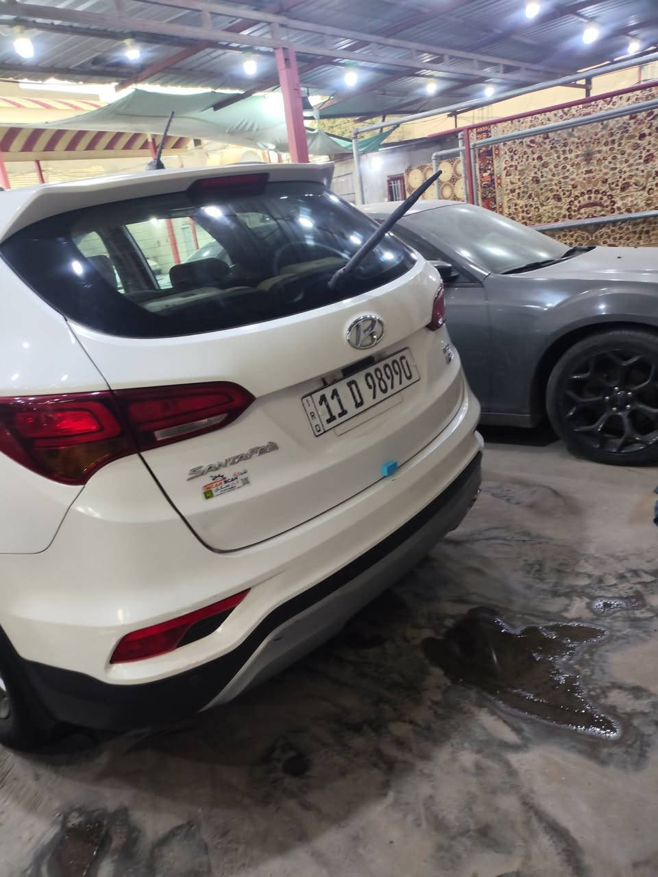 سلام عليكم سنتافي 2017 خليجي مكينة 2400 7راكب 3قطع تبريد كير مكينة تخم تاير تبريد تتدفئة خير من الله عنوان بغداد الكريعات السنور موجود بل منشور ***********
