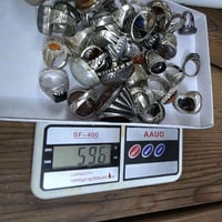 موجود غراض تصفية مزاد للبيع 1_100محبس متنوع صياغات حلوة وبحريني وبيهن ...