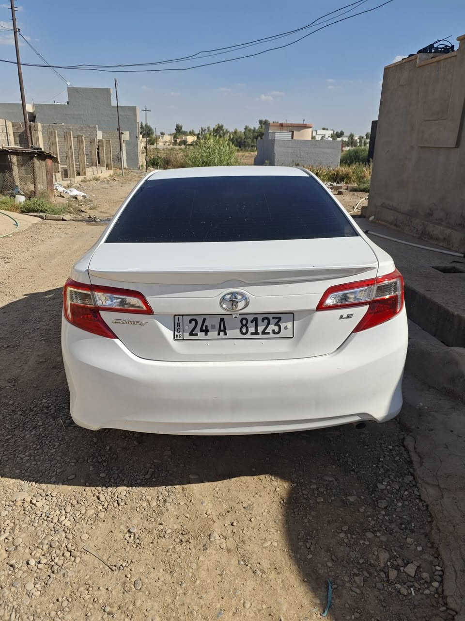 للبيع
كامري 2013 ابيض
فئة Le
بدون حادث
 تعديل بارد فقط
تخم تاير جديد
طخم جديد
تبريد تدفئة
سعر ١٥٠ ورقه بي مجال
***********
***********
