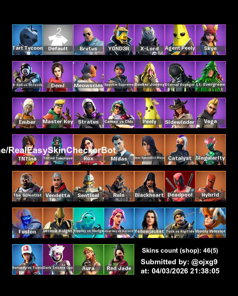 حساب فورت نايت للبيع 
بي نوادر 
مربوط اكس بوكس 
يتغير كلشي 
السعر 25 الف 
ماستر او زين كاش


**إذا كنت صاحب هذا الإعلان وتريد حذفه لأي سبب، رجاءا أرسل رسالة إلى الدعم الفني**