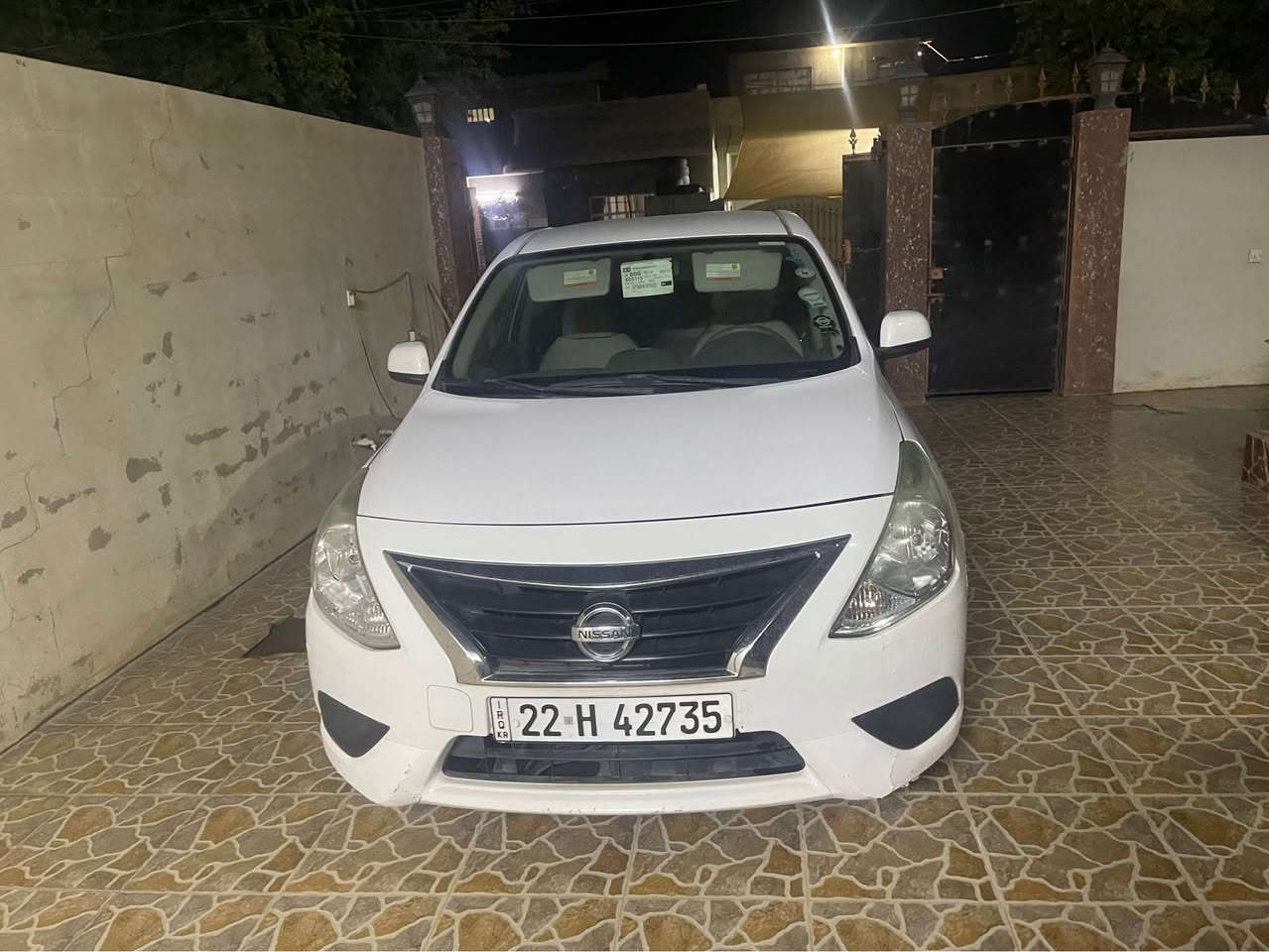 نيسان صني موديل 2018
سيارة بدون حادث بدون صبغ 
بيها رصعة خفيفة جدا بالباب 
مكان كركوك رقم اربيل 
رقم /*********** كركوك, العراق
