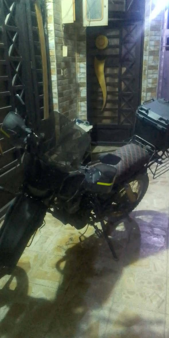 دراجة قفاز مكينه نضيفه شاصي نضيف جازه وشغاله بيع مستعجل بسبب ضروف صحيه سعر 550 وبيه مجال ***********
