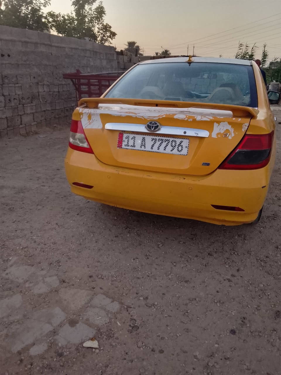 سلام عليكم سياره لبيع بي وادي سياره جاهزه كير مكينه مكفولات تبريد شغال سياره بيه بس دوس معمره سعر 40وبيه مجال ماتوجد عل نت هذه رقمي ‏‪***********‬‏ مكاني بغداد
