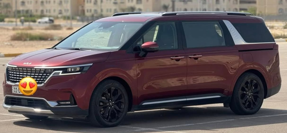 كيا كرنفال SX-Prestige موديل 2024
فول مواصفات – وارد أمريكي

📍 رقم بغداد
📍 الموقع: بغداد – الكرادة شارع 42

🔹 المواصفات:
• محرك V6 سعة 3.5 لتر
• قير أوتوماتيك 8 سرعات
• نظام الدفع الأمامي FWD
• شاشة كبيرة + Apple CarPlay / Android Auto
• كاميرات 360°
• حساسات أمامية وخلفية (سونار)
• رادار + مانع اصطدام
• مثبت سرعة ذكي
• فتحة سقف بانوراما
• بابين جانبيين كهرباء
• باب خلفي كهرباء
• تبريد وتسخين للمقاعد
• مقاعد جلد فخمة
• 3 صفوف مقاعد (7 ركاب)
• شاحن لاسلكي
• تشغيل بصمة
• إضاءة LED كاملة

🔹 المسافة المقطوعة: 1989 ميل فقط

🔹 الضرر:
جاملغ + بنيد وجاملغ خلفي
مصلحات والسيارة بيها بارد وشخوط + السونار موجود 

💰 السعر: 23,900 دولار
بي مجال بسيط للجادين

📞 للاستفسار:
خاص أو واتساب
***********
