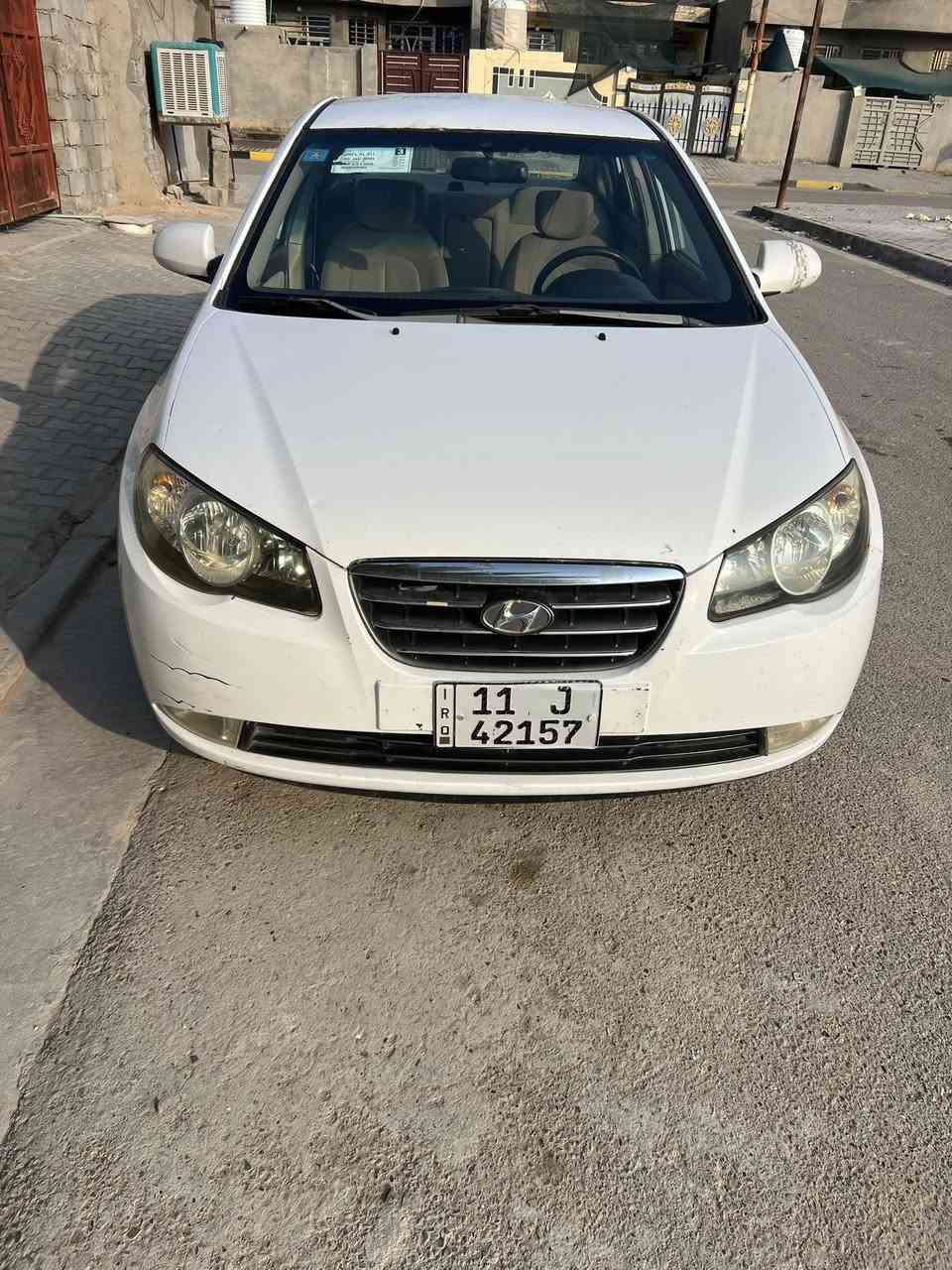 أفانتي موديل 2007بغداد باسمي هزه وسنويه وارقام جدد.گير ومحرك وتخم تاير جديد شاشه وكامره HD.  مكفوله لاصبغ ولا حادث ولاتبديل محرك 1600 دوش دكشن عالي مكفول مامفتوحه مبدله جديد السعر 107 وبيها مجال المكان بغداد المحموديه ناحية اللطيفيه ***********/***********
