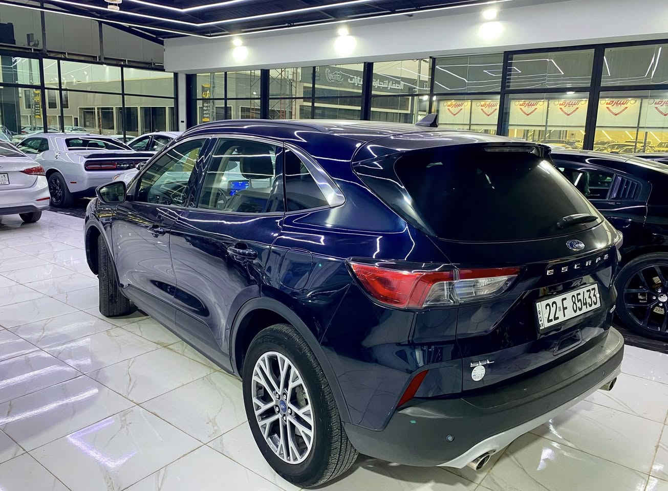 فـورد اسكـيب فوول / #للبيع فقط بدون مراوس
𝐅𝐎𝐑𝐃 𝐄𝐒𝐂𝐀𝐏𝐄-𝐒𝐄𝐋
فورد اسكيب 𝐒𝐄𝐋 فول مواصفات
🔸🔹🔸🔹🔸🔹🔸🔹🔸

🔘الفئة: 𝐒𝐄𝐋 
🔘المحرك: 3 سلندر 1500 توربو
🔘الموديل: 𝟐𝟎𝟐𝟏
🔘اللون: حبري (نيلي)
🔘الممشى: 51 الف
🔘رقم اللوحة: أربـيـل 

📍مكـان السـيارة :- ((( موصل )))

 ✅مرفق صور سونار ورقم الشاصي

📌تبديل جاملغ السايق نفس اللون + باب خلف السايق بخ +
 هلال الجاملغ الخلفي صبغ
وبيها اماكن بارد
📌بدون ايرباك 
📌بدون دواخل
📌محرك وكير مكفول
📌لايتات امامية اربع عدسات مال تيتانيوم  اعلى شي
———-—————————
☑️ الــمــواصــفـــات :-

1/تشغيل عن بعد
2/مقاعد وستيرن تدفئة وكهرباء
3/ويل حجم 18
4/تحديد مسار و سرعة
5/كاميرا ورادار امامي
6/سستم ايفون واندرويد(كار بلي) 
7/نظام المفتاح الذكي ودخول تلقائي 
8/نظام إطفاء ذكي
9/ كاميرا خلفية
10/مقاعد جلد
11/انظمة قيادة متعددة 
12/بانوراما
13/صندوق كهربائي
14/اوتو ستوب
15/هاندبريك بصمة 
  🔸🔹🔸🔹🔸🔹🔸🔹
🔘رقم شاصي 

1FMCU9H62MUA61410

🔺كوبون بانزين موجود

📞للتـواصل /
***********
***********
متوفر واتساب 
او  على الخاص

 ☑️السـعر 136$ بيها مجال
 
#موصل
—————————————-
