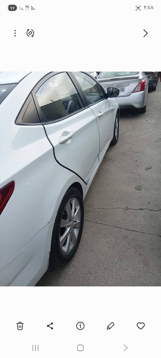 السلام عليكم
اكسنت 2012
خليجي ..
محرك 16.. شرط
كيرتوماتيك ..
سنويه جديد ..
رقم جديد ..
بيها اربع قطع .. 
جمالغ خلفي ..
جامغلين امامي شبرين شاصي 
وبنيد ..
مكان السياره اربيل ..
سعر 75$..
*********** وتساب 
مكلف بالنشر ../ 
لا تبعث  طلب صداقه 
الطبات عندي مقبطه ادخل خاص
../ كل السيارات انزلها ستوري ../
