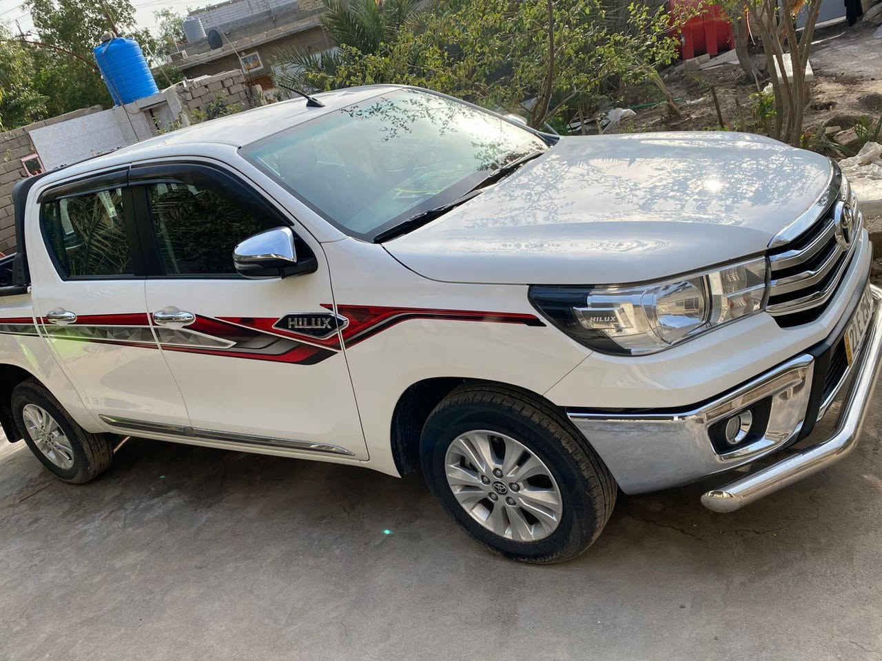 تيوتا هايلوكس اوتماتيك شركه SAS كفوله ضربه وصبغ تبديل وحار وبارد
بصمات يبان
بصمه تشغيل 2
كشنات تدفئه وتبريد
كامره خلفيه
شاشه بلاديه
ماشيه ٧٨ الف
مكان السياره بصره ***********
