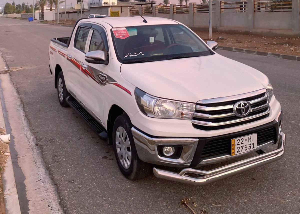 تۆیۆتا هایلۆکس 2024 مەرزیە 
 تەنها ٤٣،٠٠٠ ڕۆیشتووە
 پارچە ڕەش لەسەر ساغە
 بۆدی نەگۆڕایە 
جەگی دەرکەی پشتەوەی لۆ دانرایە 
شاشەوکامیرە. شەریکە جیهان

سعر لە کۆمێنت داوابکە ڕاستەخۆ بۆت دیت 📩 

گیرومەکینە بەشەرت زۆربەجوانی پاکی ماوە هیچ خەلەلیکی تیدا 

ژمارەی خاوەنی 
***********
