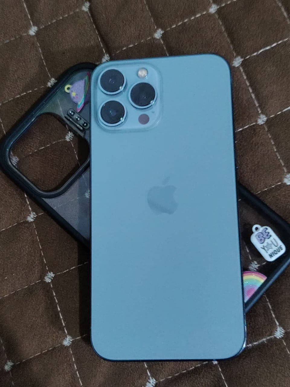 سلام عليكم آيفون 13 بروًماكس
ذاكراه 256 
بطاريه 82بلدي  
تك سيم
نضافه٩٩

فقط مبدل شاشه
فس إيدي واكف 
السعر 425 
***********
