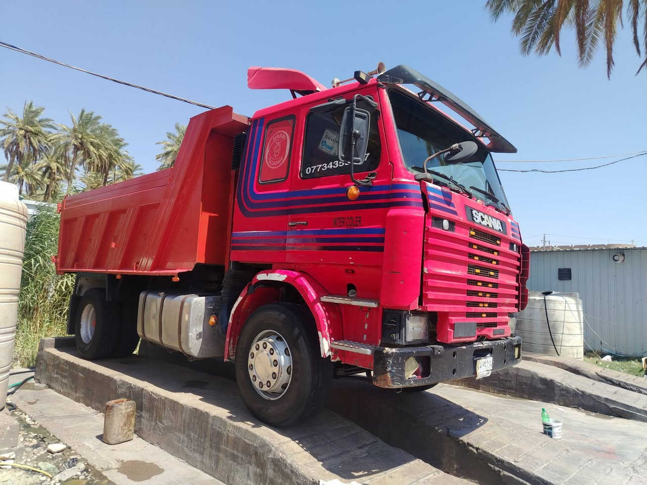 سكانيه ٩١ دشبول فر 142محرك سته ١١٢ ونص ابوالمسطره كير ٥ب٥ رقم بغداد بسمي قلاب سنويه لل٢٩ تخم تاير تبريد بلادي ويه السويج باج بطن جديد عله طولهه السعر 180 ورقه وبيهه مجال موبايل *********** مكاني الصويره
