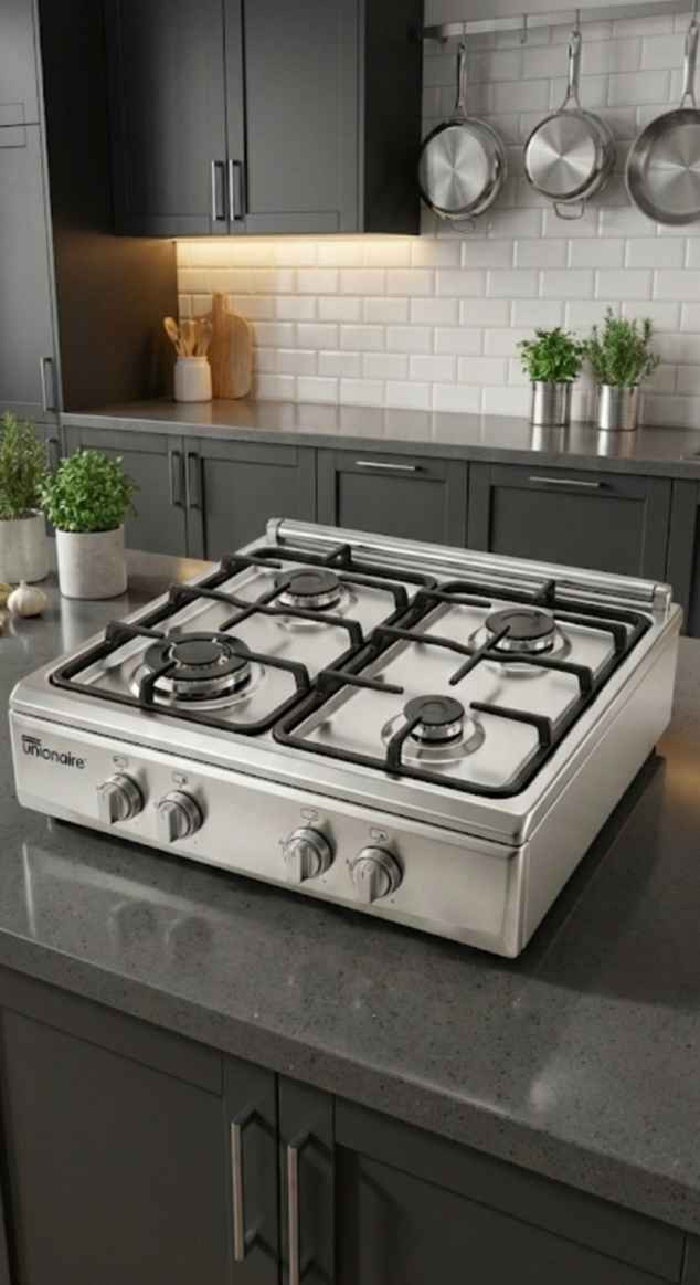 طباخ منضدي نيو نيتر ٤  عيون نظيف وشغله حلو متنقل مع منظم وصوندة كامل جديد بعده بجيس درجة اولا سعر ٦٠ الف دينار للاستسفار *********** بغداد, العراق
