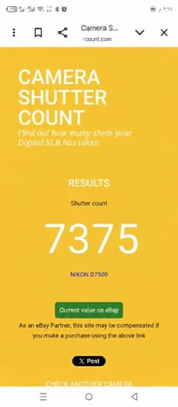 نيكون 7500 • شاشة لمس قلاب • عدسة 18-140