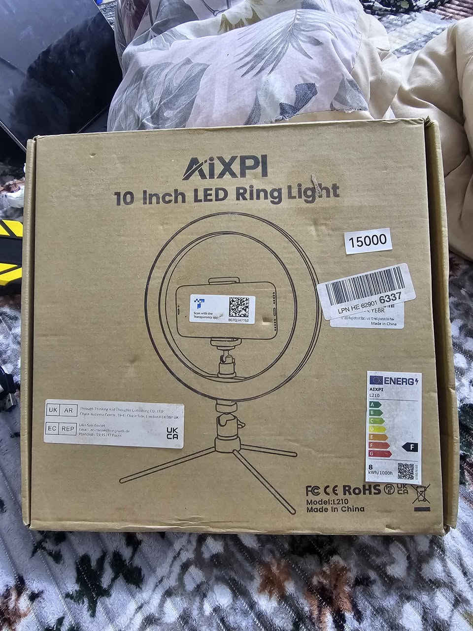 📣 للبيع: رينج لايت 10 بوصة (AIXPI 10 Inch LED Ring Light) جديد بالكرتونة! 🌟نص الإعلان:لكل صناع المحتوى، الميكب آرتيست، والمصورين! 📸✨للبيع إضاءة دائرية (Ring Light) ممتازة وعملية جداً لتصوير احترافي وإضاءة مثالية للفيديوهات والبث المباشر.🔹 المواصفات:الماركة: AIXPI الأصلي.الموديل: L210.الحجم: 10 بوصة (حجم مثالي ومريح للتنقل).الملحقات: يأتي مع حامل ثلاثي القوائم (Tripod) متين وقابل للتعديل + قاعدة لتثبيت الهاتف الذكي في المنتصف للتصوير بزاوية مثالية.الحالة: جديد تماماً داخل العبوة الأصلية (كما هو موضح في الصورة).🔹 المميزات:إضاءة LED قوية ومريحة للعين.موفر للطاقة (مطابق للمواصفات الأوروبية).مناسب جداً لتصوير تيك توك، يوتيوب، إنستغرام، أو المكياج والدروس أونلاين النجف, العراق


**إذا كنت صاحب هذا الإعلان وتريد حذفه لأي سبب، رجاءا أرسل رسالة إلى الدعم الفني**