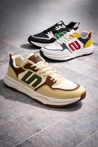 حذاء كوالتي عالي قوي ،بي ثلاث الـوان الي كلامكم بيجي وابيض واسود ،وبيه...