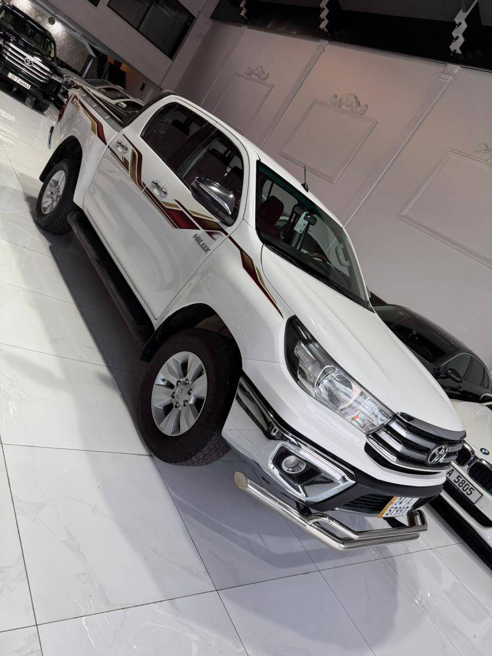 #بيكم_هايلوكس_فور_ويل_موديل2019_ساز
مكفوله كير محرك ومن الصبغ والضربه بيها بارد قليل موضح بلسونار مرفق مع الصور
رقم دهوك الجديد سنويه بأسمي وهزه جديده تحويل ثاني يوم
 ماشيه 200الف
تبريد قطعتين 
إشاير بالمري 
كير اوتوماتيك 
داخل ماروني
تحكم ستيرن جهتين
مانع انزلاق 
نظام ايكو 
حساسات خلفيه
بعد بيها مواصفات الساز مكان سياره بدهوك اتصال عل راقم *********** هم بي وتساب هم
