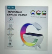 سبيكر بلوتوث • شحن لاسلكي • إضاءة LED