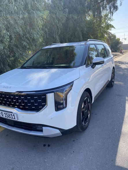 سلام عليكم
كيا كرنفال موديل ٢٠٢٥
فوول مواصفات الخليجي
استلام الشركة الدولية وكيل شركة كيا بغداد
رقمها بغداد والسنويه باسمي والتحويل شوكت ما تريد
مكفوله من الدعاميه للدعاميه من ضربه وصبغ
ماشيه حالياً حوالي ١٣ الف كيلو
السياره بعدها بضمان الشركة وبيها بعد تبديلتين دهن وفلتر ببلاش
المواصفات ما يحتاج اكتبها لأن اغلبها مبين بالصور
السعر ٣٧٥ ورقه وبيها مجال بسيط 
الاتصال برقم التلفون ***********
او عن طريق الفيسبوك / الماسنجر
