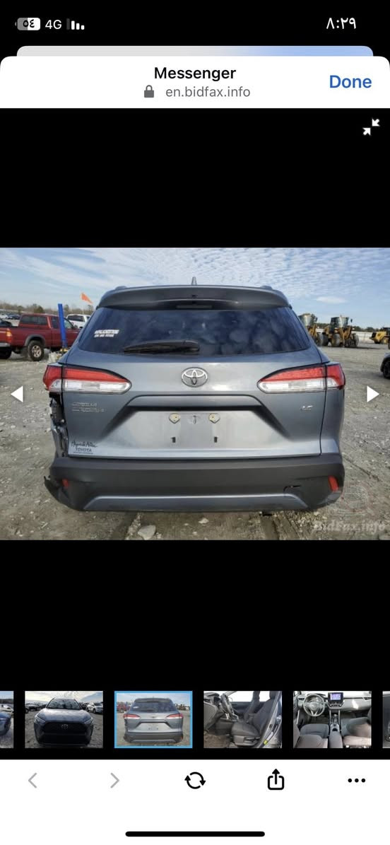 السلام عليكم 
كورلا كروس
مديل 2023
حادث موضح بل صوره 
بدون ايرباك 
مواصفات السياره 
فحته سلايت 
رادار امامي خلفي
ويل كب 
تشغيل عن بعد 
هيترات بل مري 
سياره فول مواصفات 
السياره حادثها فقط بابين بدون ايرباك ومصلحين نفسهم 
السعر ١٨٥$بيها مجال قليل


**إذا كنت صاحب هذا الإعلان وتريد حذفه لأي سبب، رجاءا أرسل رسالة إلى الدعم الفني**