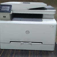 طابعة hp  موديل laser jet pro MFP M477 ليزري ملون مستعمل بحالة ممتازة ...
