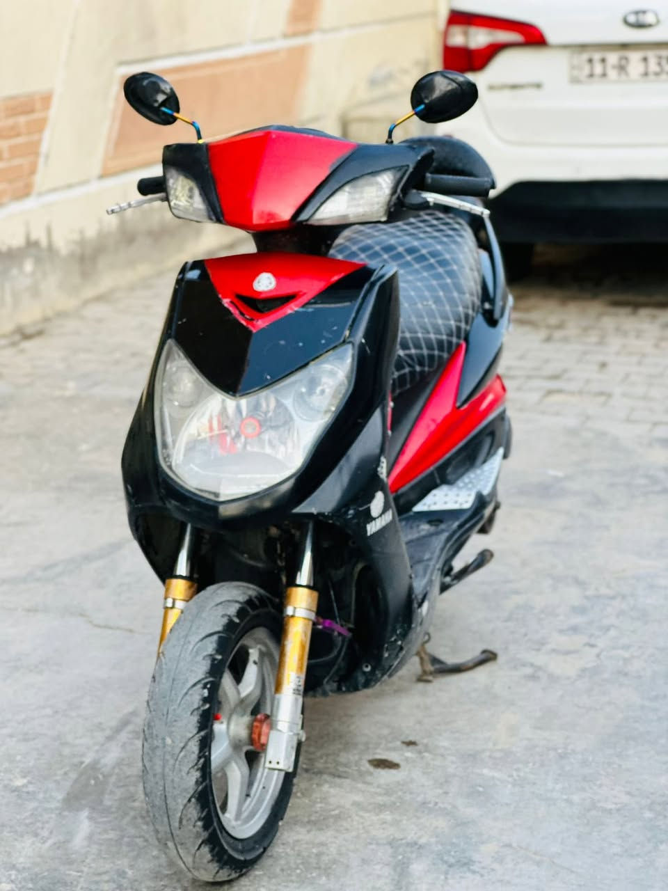 سلام عليكم سكنس فحل دراجه برغي مملعوب بيه ساعه معدل شك الكاع طيران بيه تزويد خير من الله
صدر R/S
بكلايت 
صلنصه صجميه اصليه
يدات بريك اصليات 
دبلات خلفيه RGS
عضمه مال بانزين R/S
فراك مال بريك اصليه
فج وتطواله برمبو 
كلاجات TS طيران
تجوه 
بيه منضومه مال زنون كلوبات ودبل إشاره 
دهن ادير امزويل الله شاهد وبانزين كله محسن
وأسف عل أطاله اتصال *********** او خاص 
مكان الدراجه بغداد الزعفرانيه
