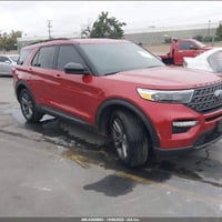 إكسبلورر XLT • مزاد أمريكي • ضرر يسار أمامي