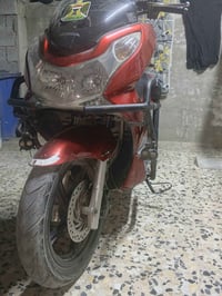 بي سي اكس جيل اول جي اف مكينة 125  ماشية 34 مزاد ماخذها  دراجة نضيفة ف...